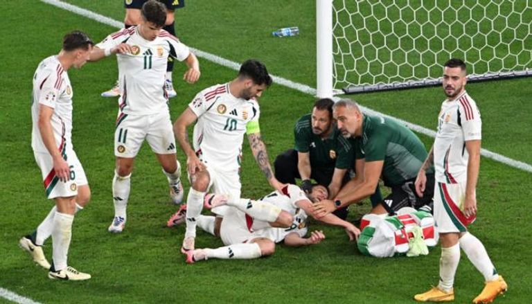 إصابة لاعب منتخب المجر فارجا