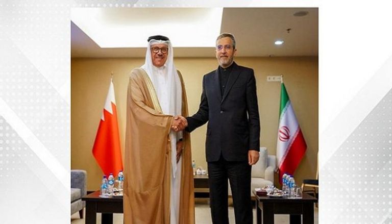 وزيرا خارجية البحرين وإيران