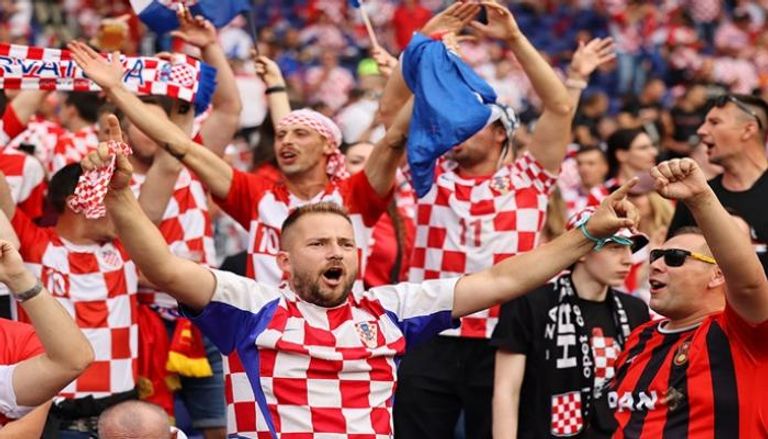 جماهير كرواتيا في مدرجات يورو 2024