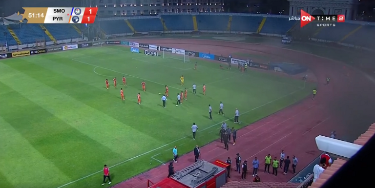 حريق استاد الإسكندرية