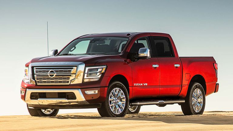 شاحنة Nissan Titan طراز Bugatti Chiron