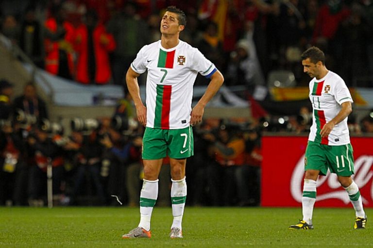 رونالدو ضد إسبانيا في 2010