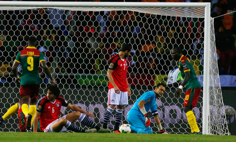 حجازي في نهائي أمم أفريقيا 2017 أحمد حجازي ومحمد صلاح