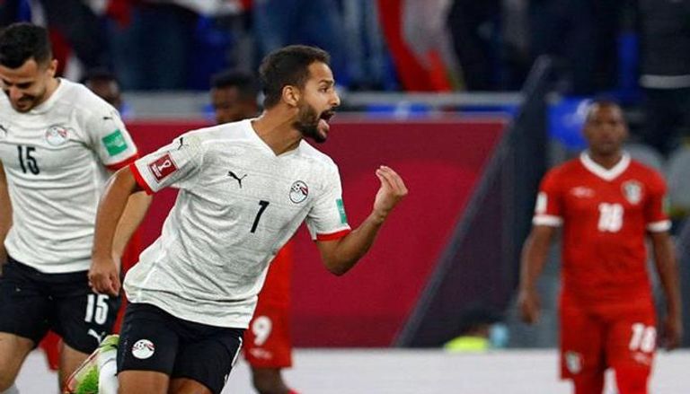 أحمد رفعت بقميص منتخب مصر