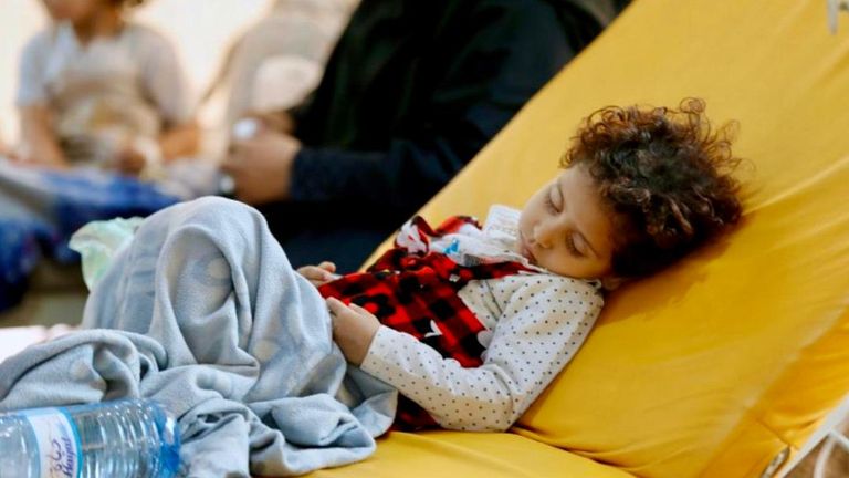 حالات الكوليرا في اليمن