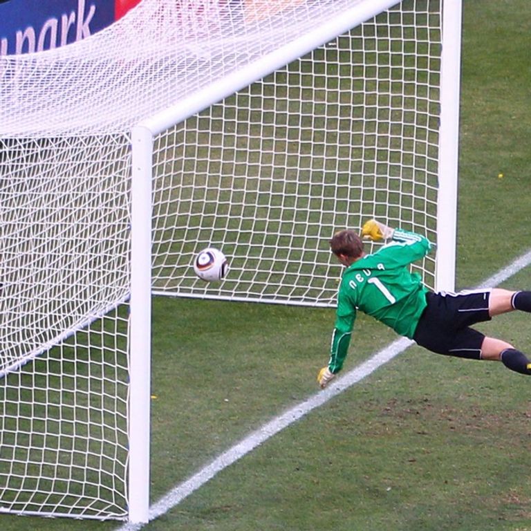 هدف لامبارد الملغي مباراة إنجلترا وهولندا