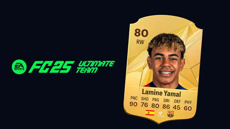 بطاقة لامين يامال في EA FC 25