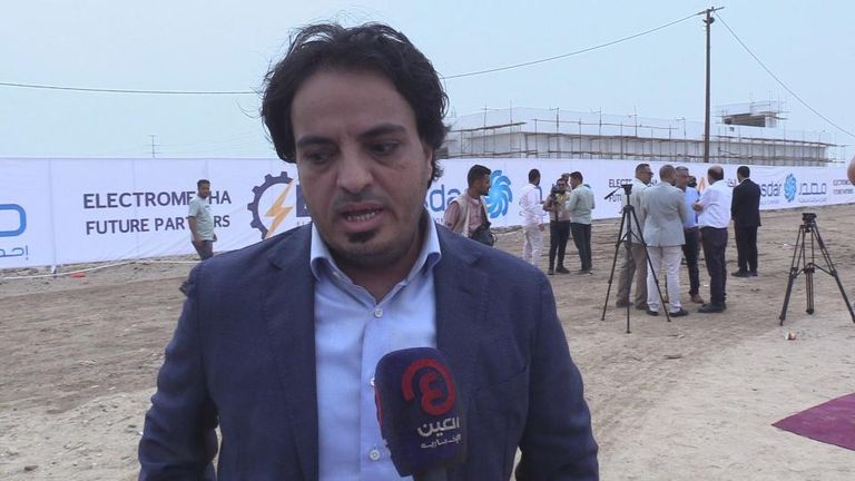 تدشين محطة الطاقة الشمسية في عدن