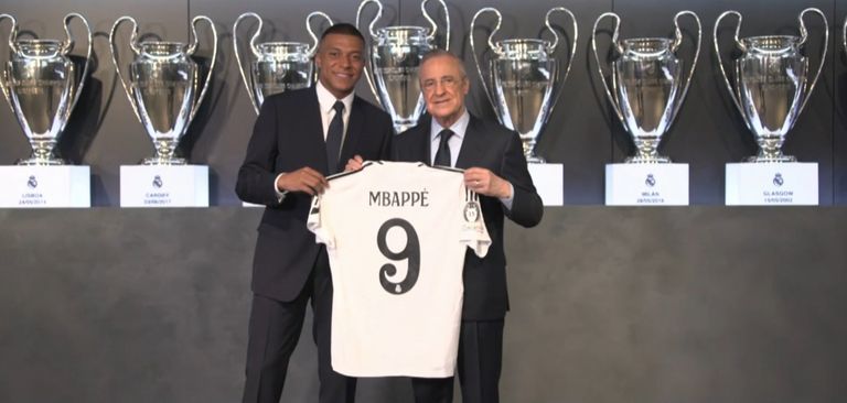 كيليان مبابي وبيريز