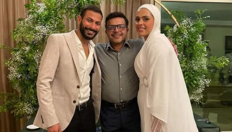 محمد هنيدي يحتفل بخطوبة ابنته 