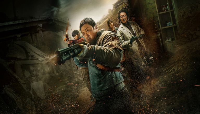 مشهد من فيلم Badland Hunters ضمن أفضل أفلام الخيال العلمي ٢٠٢٤ قائمة أفضل أفلام خيال علمي في 2024