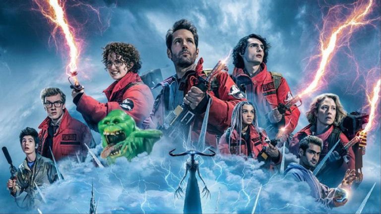 بوستر Ghostbusters: Frozen Empire ضمن أفضل أفلام خيال 2024 قائمة أفضل أفلام خيال علمي في 2024