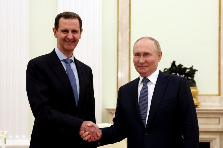 بوتين يستقبل الرئيس السوري في موسكو