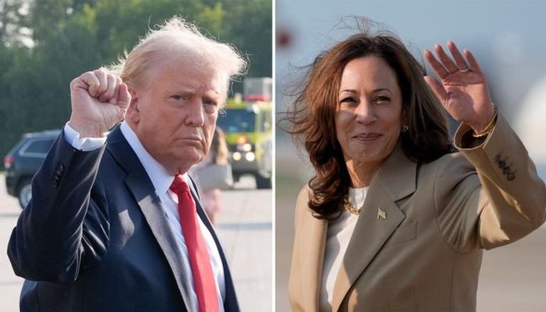 صورة مجمعة لهاريس وترامب