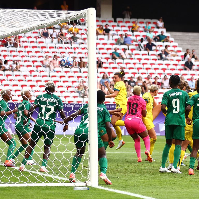 مباراة أستراليا وزامبيا للسيدات في أولمبياد باريس