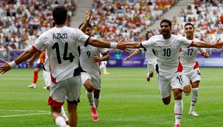 مباراة مصر وإسبانيا في أولمبياد باريس 2024