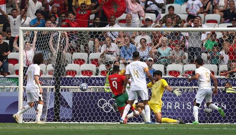 مباراة المغرب والعراق في أولمبياد باريس 2024