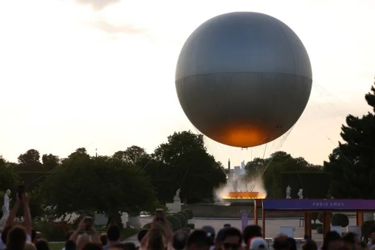 المرجل الأولمبي شعلة أولمبياد باريس