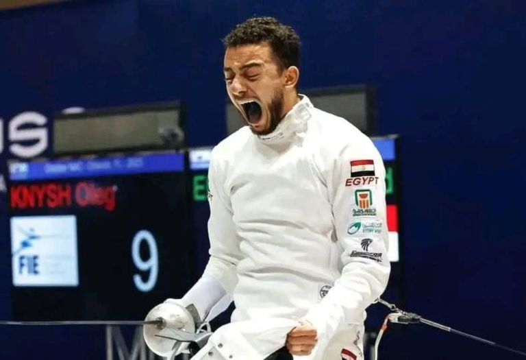 محمد السيد محمد السيد صاحب برونزية مصر في أولمبياد باريس