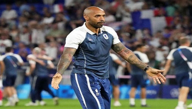 تييري هنري مدرب منتخب فرنسا الأولمبي