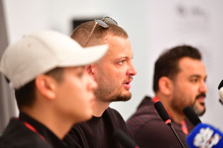"عفروتو" خلال المؤتمر الصحفي
