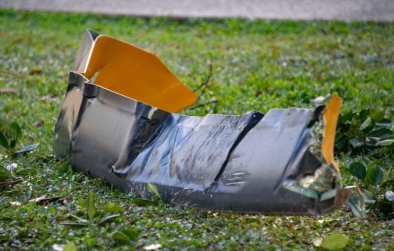 حريق المروحية بسطح الفندق