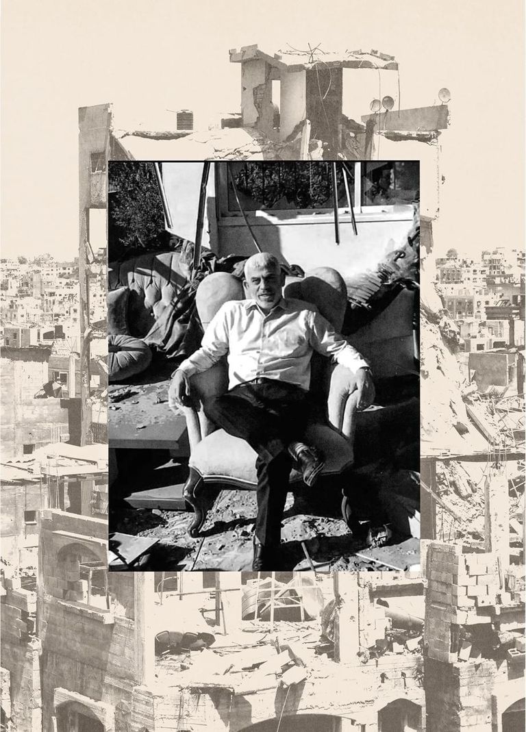 السنور (يمينا) في ظهور له قبل الحرب بسنوات في غزة 