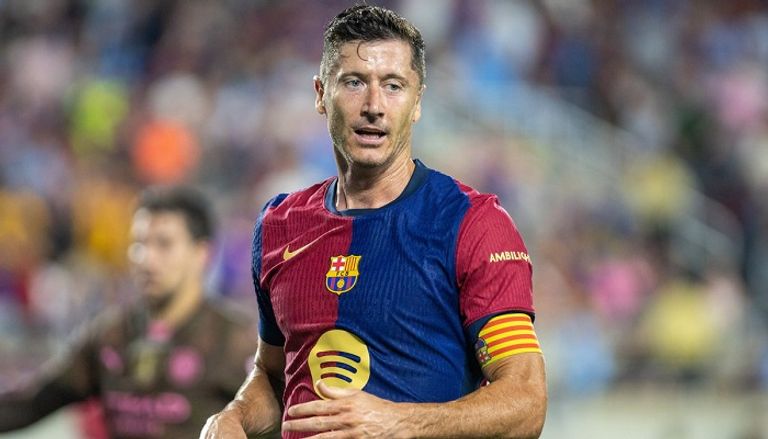 روبرت ليفاندوفسكي فريق برشلونة