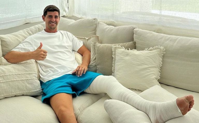 تيبو كورتوا إصابة ديفيد ألابا