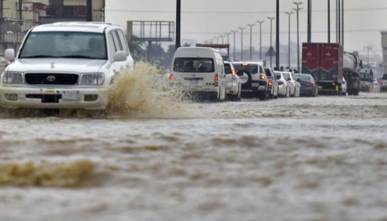 أمطار غزيرة في السعودية- أرشيفية