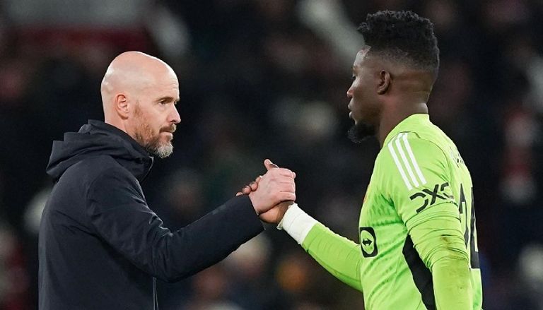 أندريه أونانا وإريك تين هاغ إريك تين هاغ وماتياس دي ليخت ونصير مزراوي