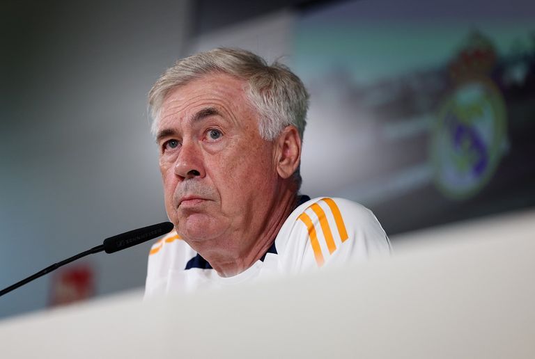 كارلو أنشيلوتي مدرب ريال مدريد ريال مديد وريال مايوركا