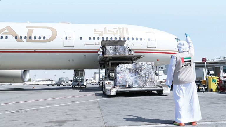 دور إنساني رائد لدولة الإمارات في مختلف بقاع العالم