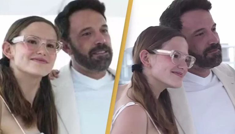 بن أفليك مع ابنته فيوليت