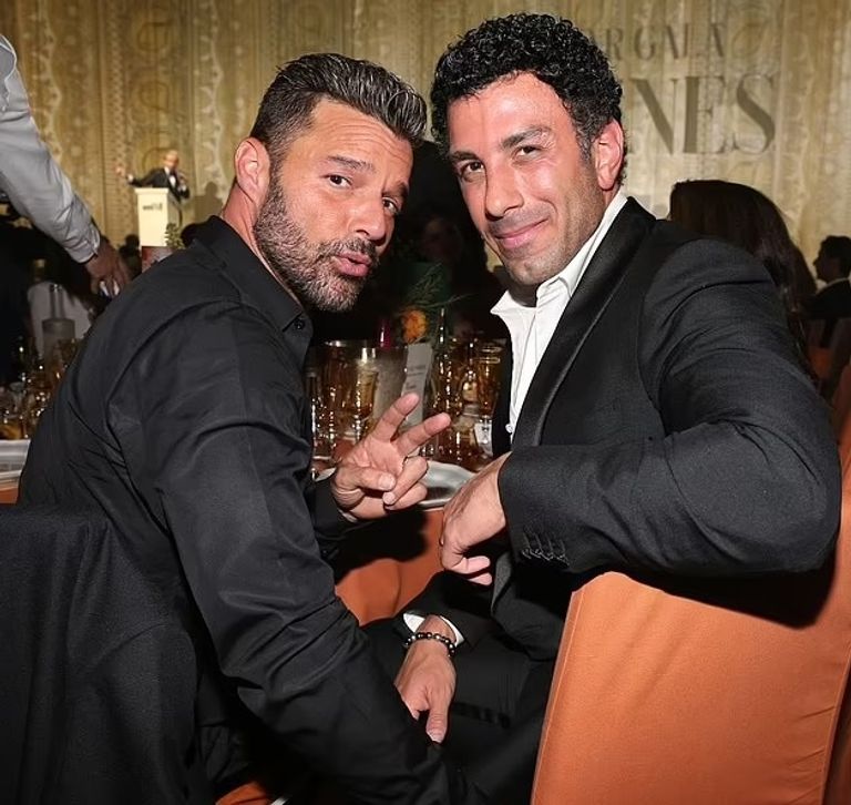 ريكي مارتن وصديقه قبل الانفصال