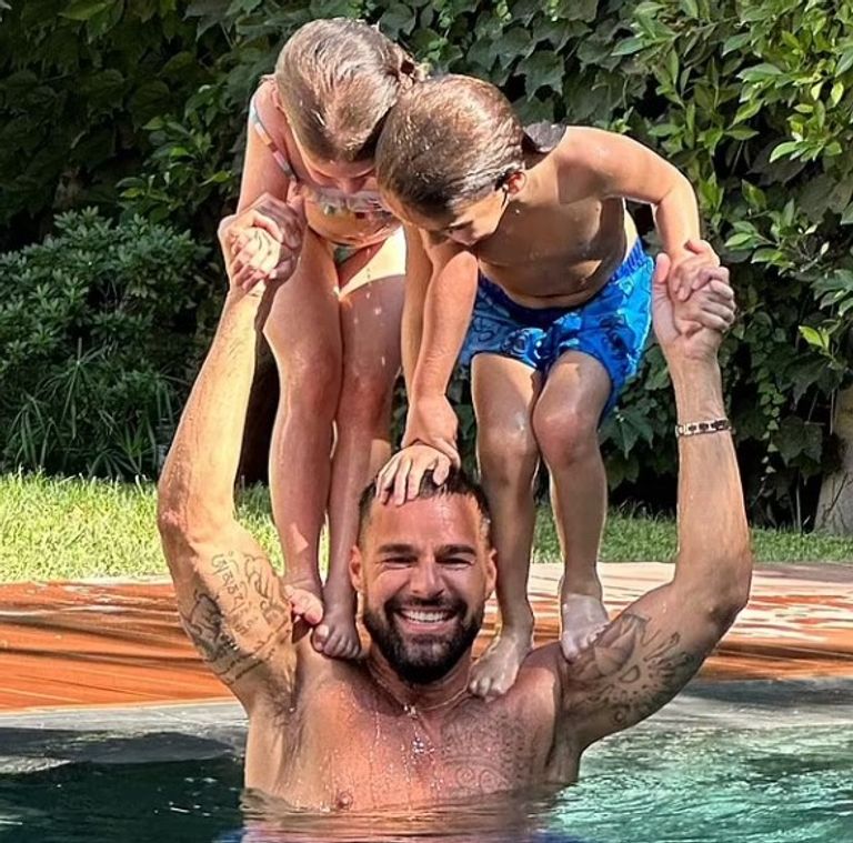 ريكي مارتن وصديقه قبل الانفصال