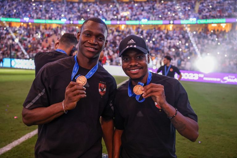 بيرسي تاو مع آليو ديانغ الأهلي المصري