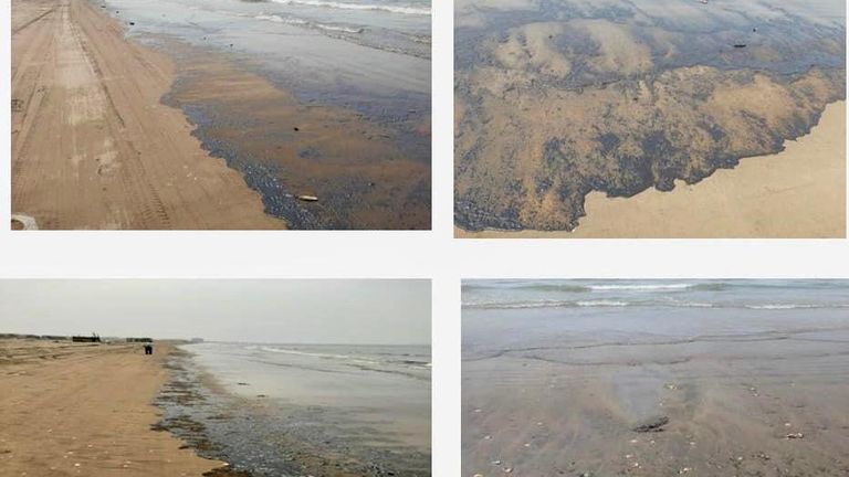 التلوث البحري في عدن