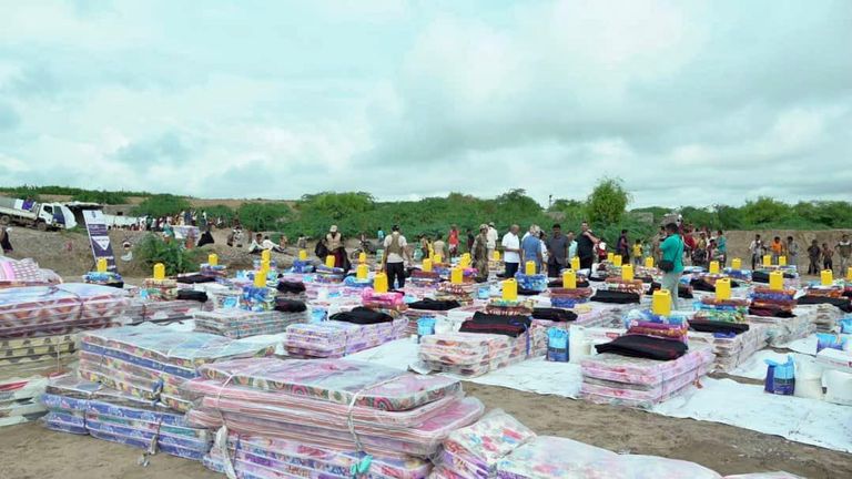 منكوبو فيضانات تهامة اليمنية