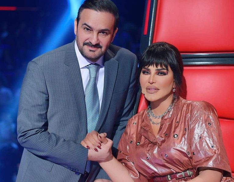 الفنانة أحلام وزوجها مبارك الهاجري