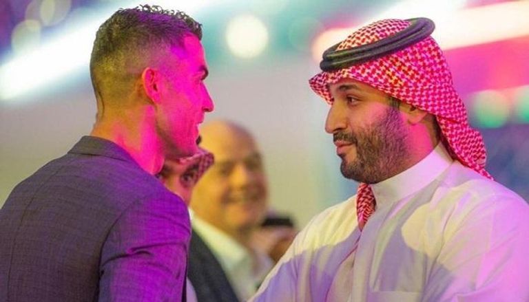 الأمير محمد بن سلمان وكريستيانو رونالدو