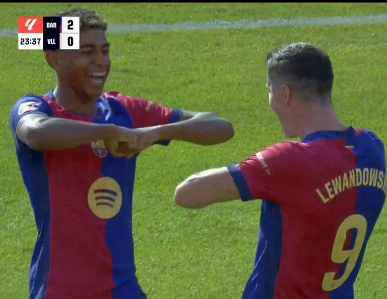 روبرت ليفاندوفسكي ولامين يامال روبرت ليفاندوفسكي ولامين يامال