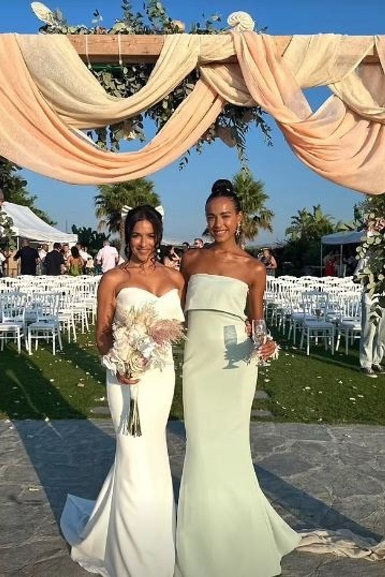 جانب من زفاف سايرا شودري ومارك جاكسون