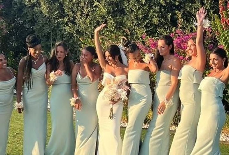 جانب من زفاف سايرا شودري ومارك جاكسون