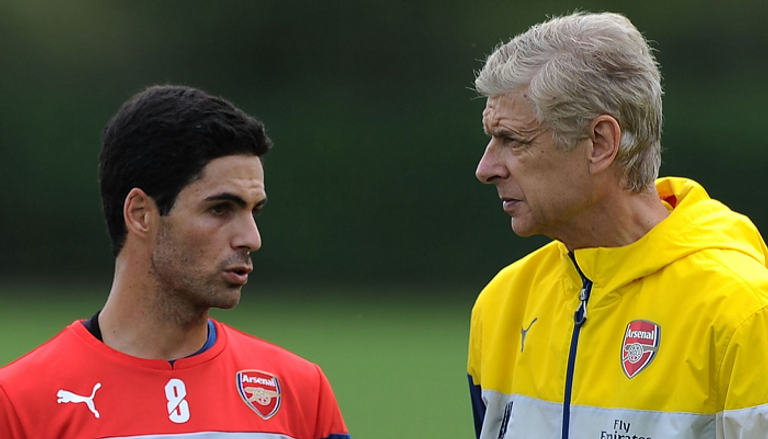 أرسين فينغر ومايكل أرتيتا أليكس فيرغسون وبيب غوارديولا