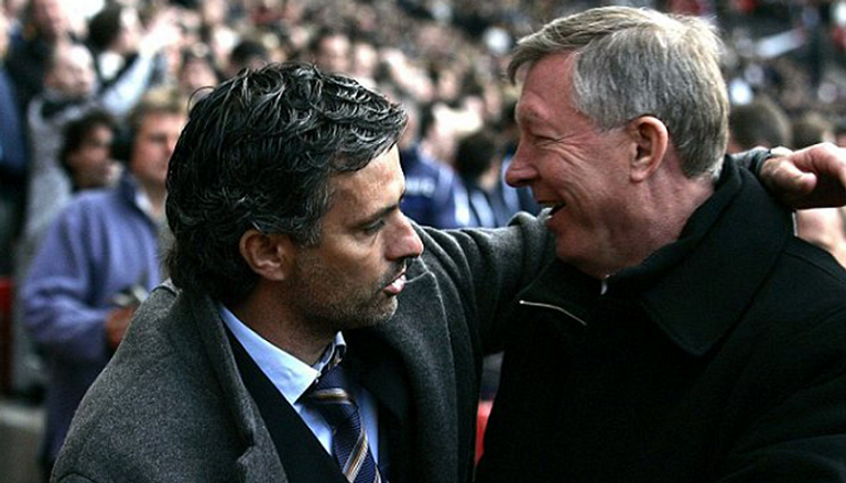 أليكس فيرغسون وجوزيه مورينيو أليكس فيرغسون وبيب غوارديولا