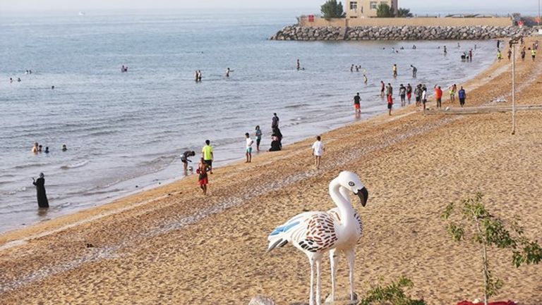 شاطئ فلامنجو أحد أفضل الشواطئ في رأس الخيمة أفضل شواطئ رأس الخيمة