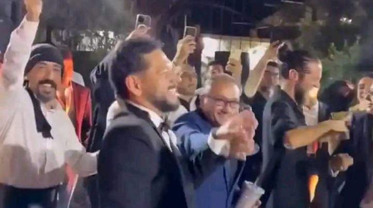 محمود شاهين وعروسه