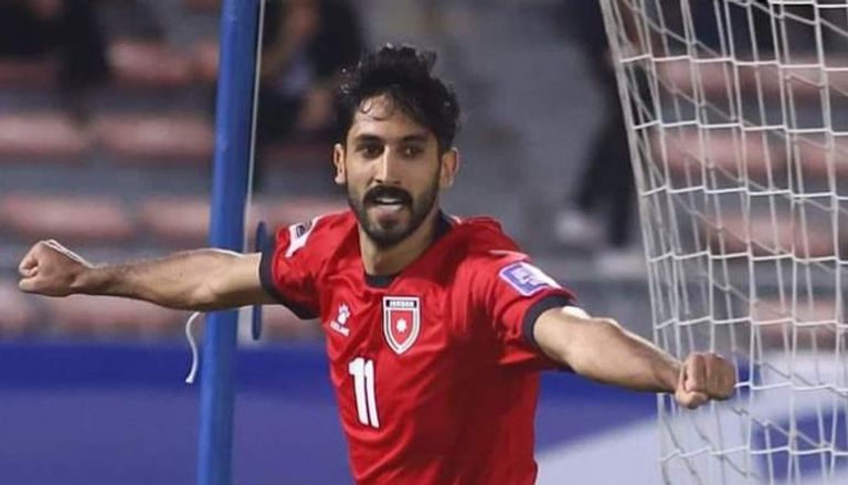 يزن النعيمات نجم منتخب الأردن