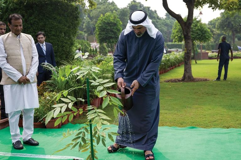 رئيس الوزراء الهندي وولي عهد أبوظبي